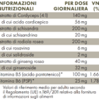 Tabella con valori nutrizionali ZREEN Adapto 4 PLUS