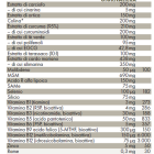 Tabella con valori nutrizionali ZREEN Epatic Pro