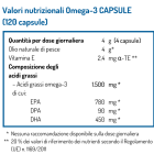 Tabella con valori nutrizionali NORSAN Omega-3 Capsule