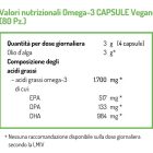 Tabella con valori nutrizionali NORSAN Omega-3 Capsule Vegane