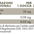 Tabella con valori nutrizionali ZREEN Pro Cuma 20