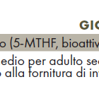 Tabella con valori nutrizionali ZREEN Acido folico