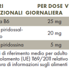 Tabella con valori nutrizionali ZREEN Vitamina B6