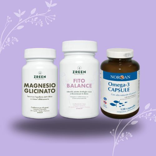 Integratori equilibrio menopausa Zreen e Norsan